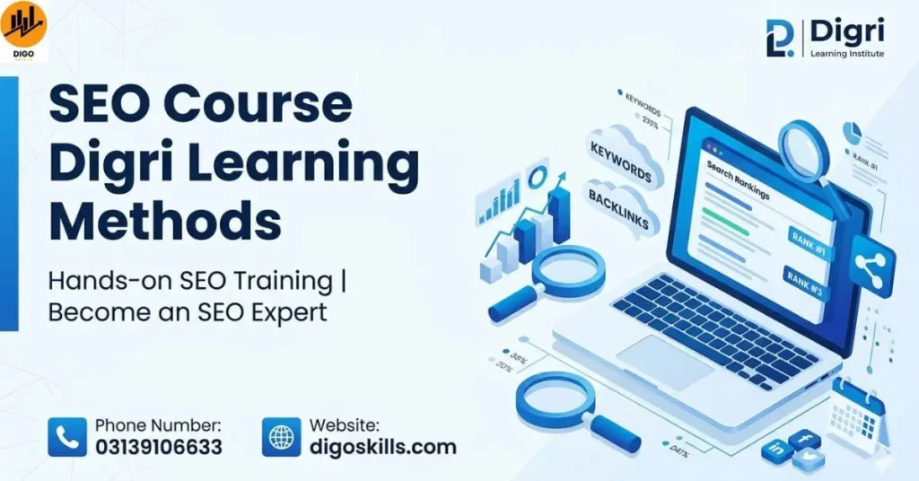 SEO Course Digri Learning Methods