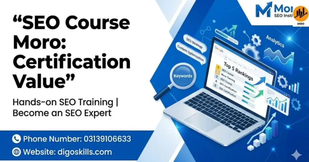SEO Course Moro: Certification Value