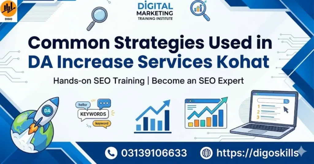 Common Strategies Used in DA Increase Services Kohat