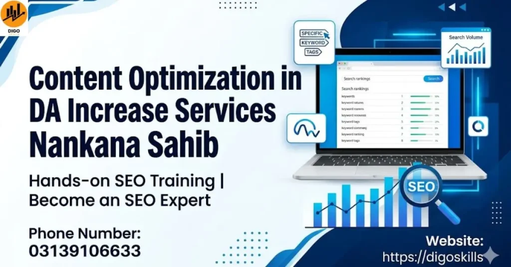 Content Optimization in DA Increase Services Nankana Sahib