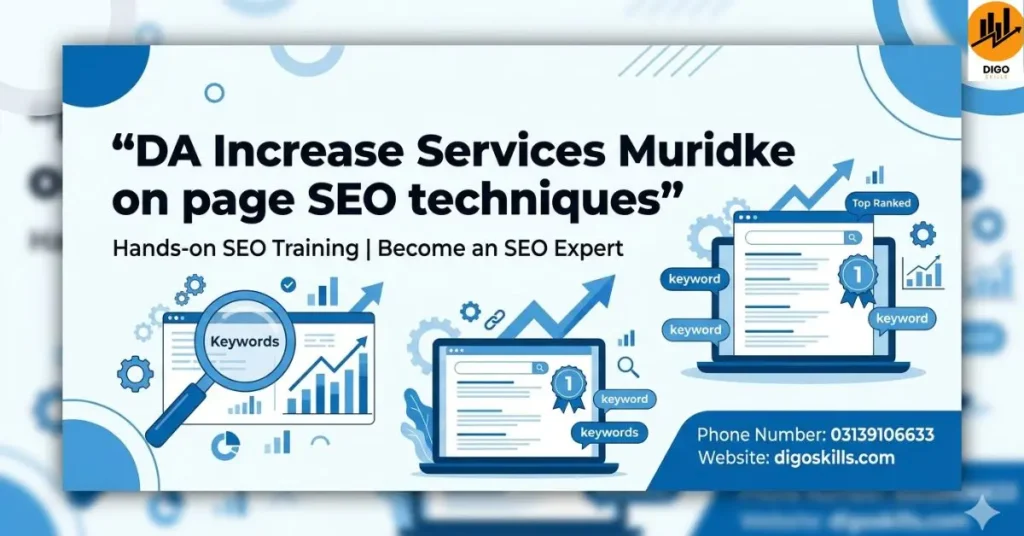DA Increase Services Muridke on page SEO techniques