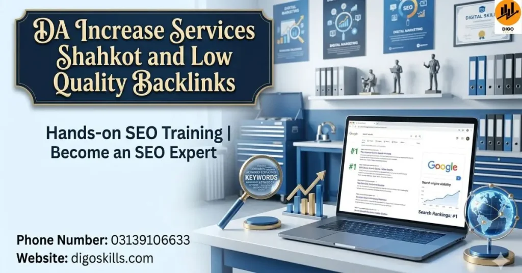 DA Increase Services Shahkot and Low Quality Backlinks