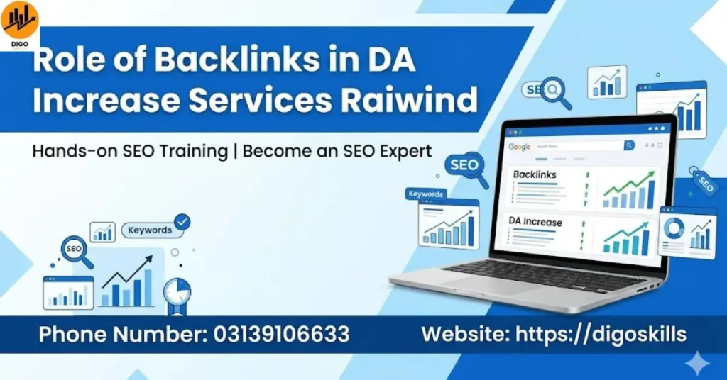 Role of Backlinks in DA Increase Services Raiwind