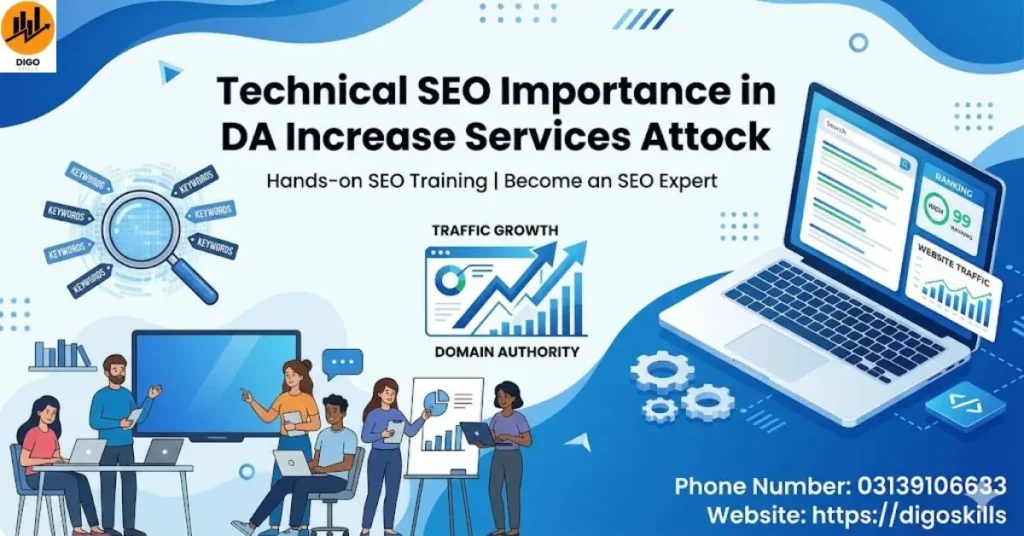 Technical SEO Importance in DA Increase Services Attock