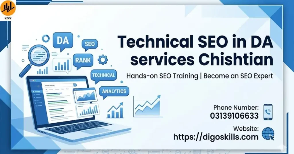 Technical SEO in DA Increase services Chishtian