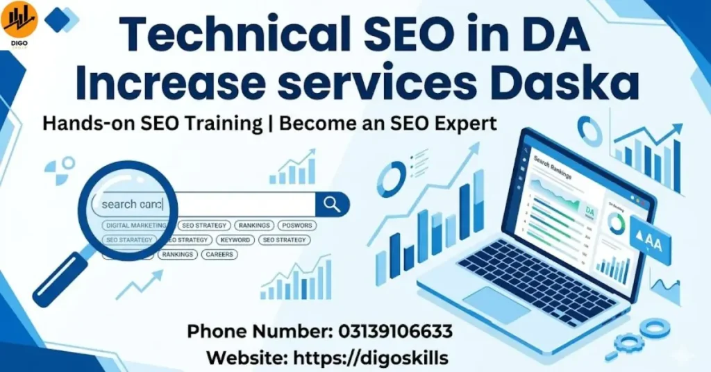 Technical SEO in DA Increase services Daska