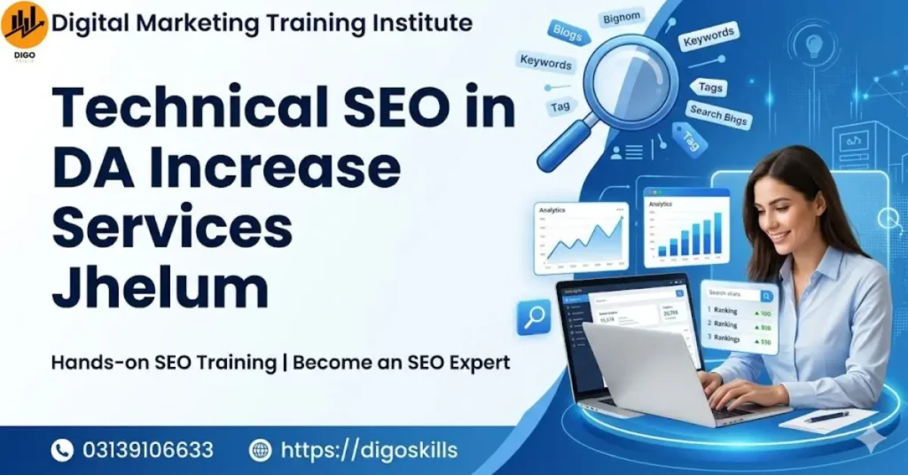Technical SEO in DA Increase Services Jhelum