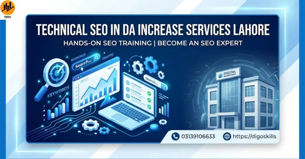 Technical SEO in DA Increase Services Lahore
