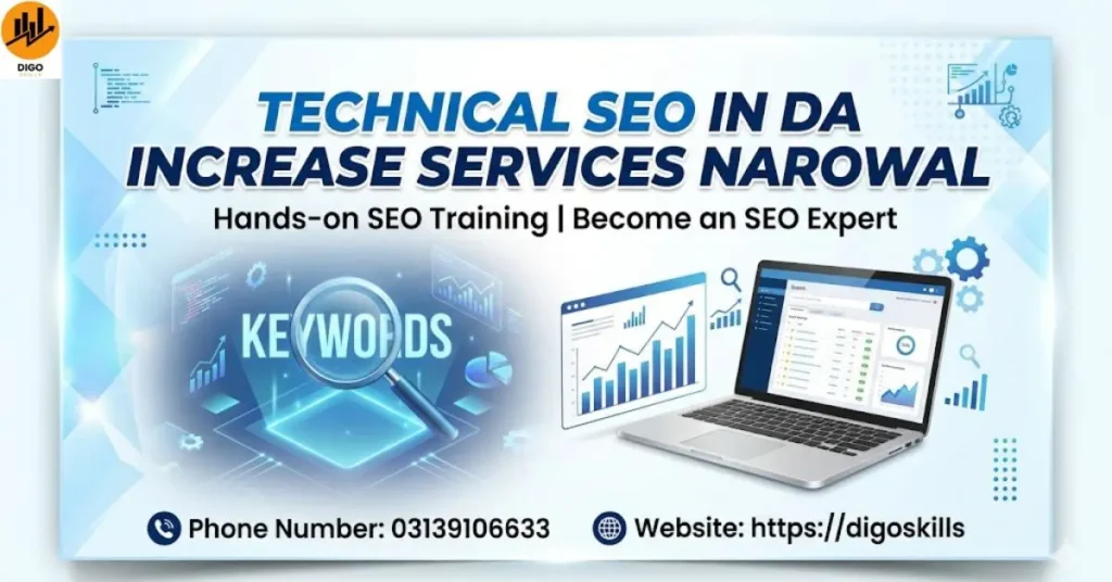 Technical SEO in DA Increase Services Narowal