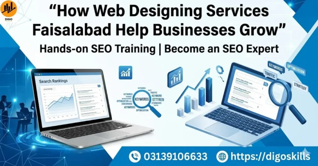 How Web Designing Services Faisalabad Help Businesses Grow
