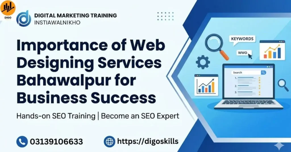 Importance of Web Designing Services Bahawalpur for Business Success